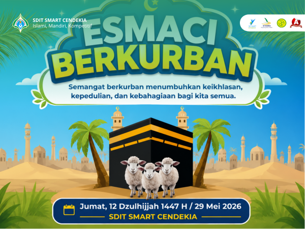 Pertama Kali Digelar, “Esmaci Berkurban” Hadirkan Hangatnya Kebersamaan di SDIT Smart Cendekia